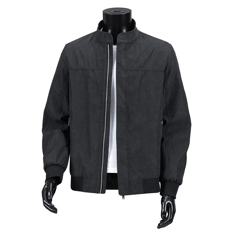 

Повседневные топы, куртки в стиле ретро с воротником-стойкой для работы, верхняя одежда L чёрный