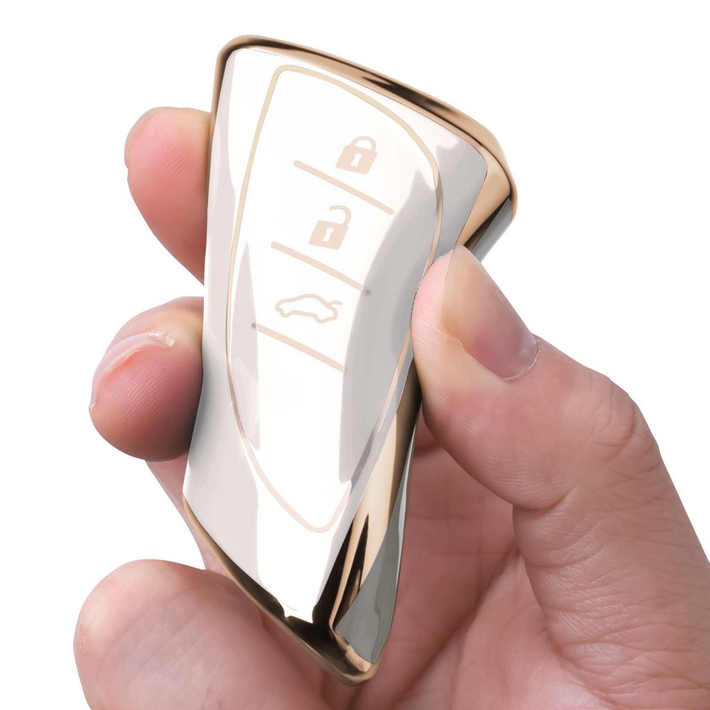 [OATSBASF] Lexus Key Case LEXUS Smart Key Case Premium TPU Material Lightweight Full Protection Suitable for Lexus NX New Model/LC 100 Series/LS