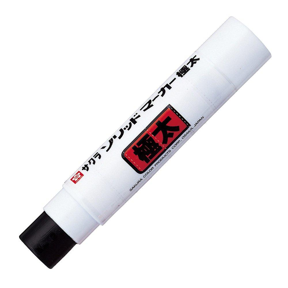 Sakura Solid Extra 10 Pens Cray-Pas Oil-Based Marker, Thick, SC-L#49(10), Black,