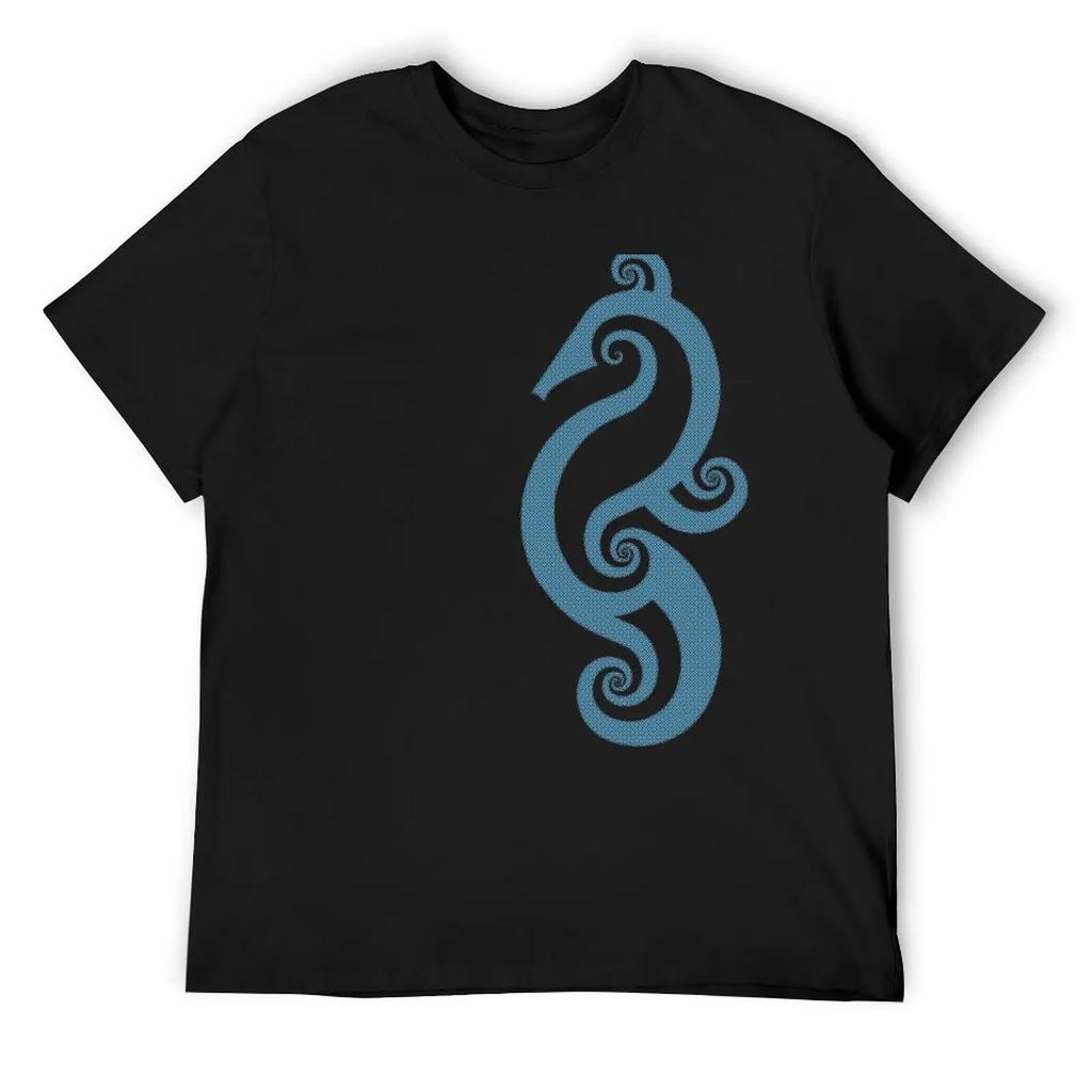 Seahorse T-Shirt Anime Tshirt Plus Size Clothes Anime Figures T Shirts For Men