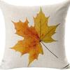 Autumn Thanksgiving Column Pillowcase Maple Leaf Print Home Living Room Sofa Pillowcase