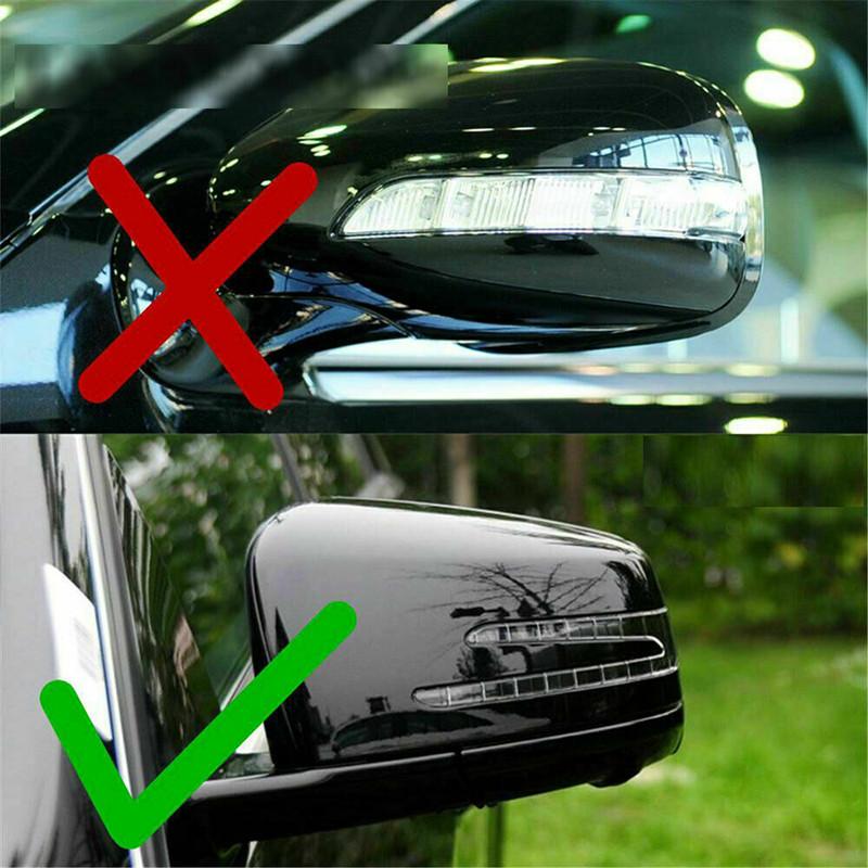 For Mercedes Benz A B C Class W176 W246 W204 Car Door Side Mirror Shells Carbon Fiber Rearview Mirror Cap Exterior Parts