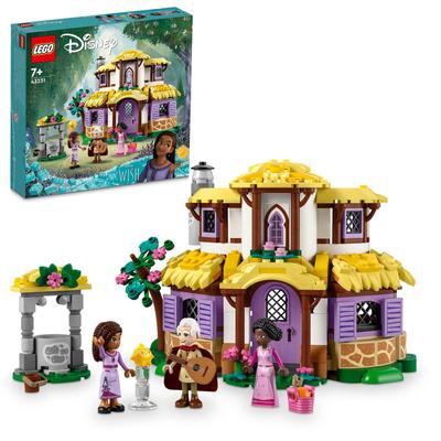 LEGO Disney Princess Asha's Cottage 43231, Toy Blocks, Gift, Princess, Fantasy, Girls, Ages 7 and Up