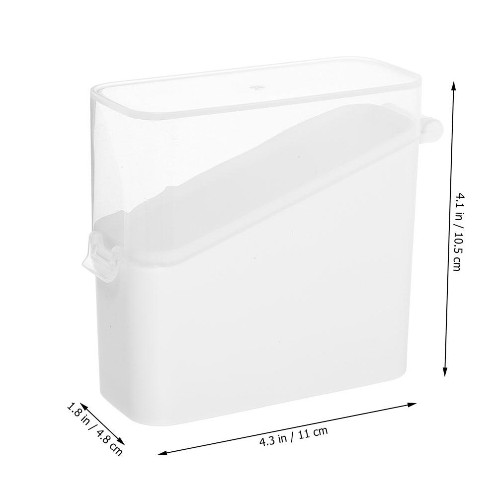 

2 шт. Контейнер для сыра с крышкой для холодильника, прозрачный для хранения белый