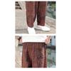ROMON Men's Chinese Style Cotton Linen Harem Ankle Pants