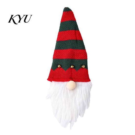 Unique Christmas Presents for Wine Lovers Gnome Bottle Covers, Knitted Faceless Toppers, Santa Reindeer Sweaters Elf Sleeves, Xmas Table Decorations