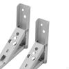 1 Pair Triangle Folding Angle Bracket Shelf for Storage Accessories