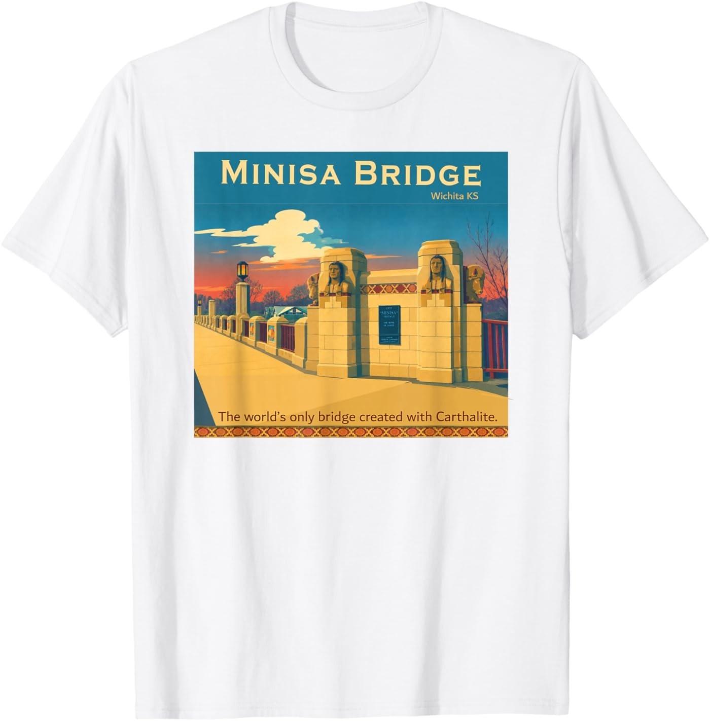 Minisa Bridge, the only one in the World T-Shirt XXXL