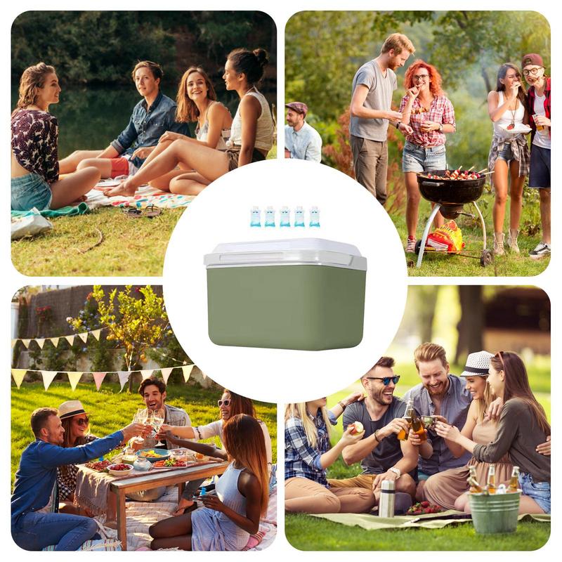 5L Mini Refrigerated Cold Box Outdoor Camping Cooler Organizer For Drinks And Food Cooling Insulation Box Vehicle Accessories