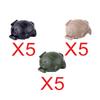 MOC Building Blocks Characters Soldier Accessories Military Camouflage Helmets Gas Masks Flamethrowers Brick Toy Gifts R067 DIY