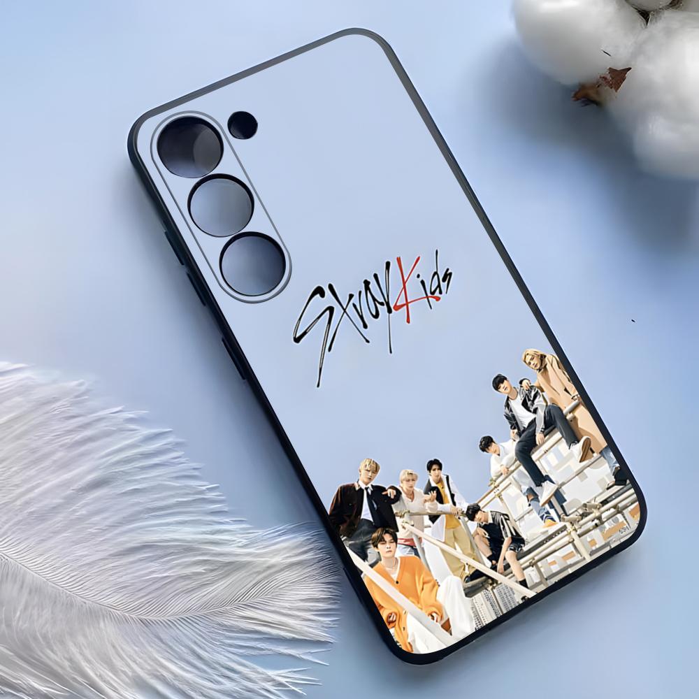 

Модний Kpop S-Stray-Kids Чохол для телефону Samsung S25 Ultra S24 S23 S22 S21 S20 Plus Fe Galaxy A54 A53 A34 A25 Силіконовий чохол Samsung Note20Ultra