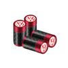 W130Car Accessories Carbon Fiber Wheel Tire Valve Caps Stem Case For Volkswagen Golf Passat Jetta Tiguan Polo GTI Beetle Vento Rline