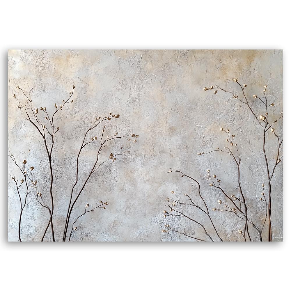 Canvas Print,  Branches of Budding Plants