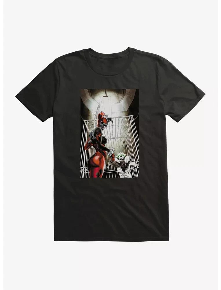 Comics Harley Quinn And The Joker Cage T Shirt Size S 5XL Gift For Friends S