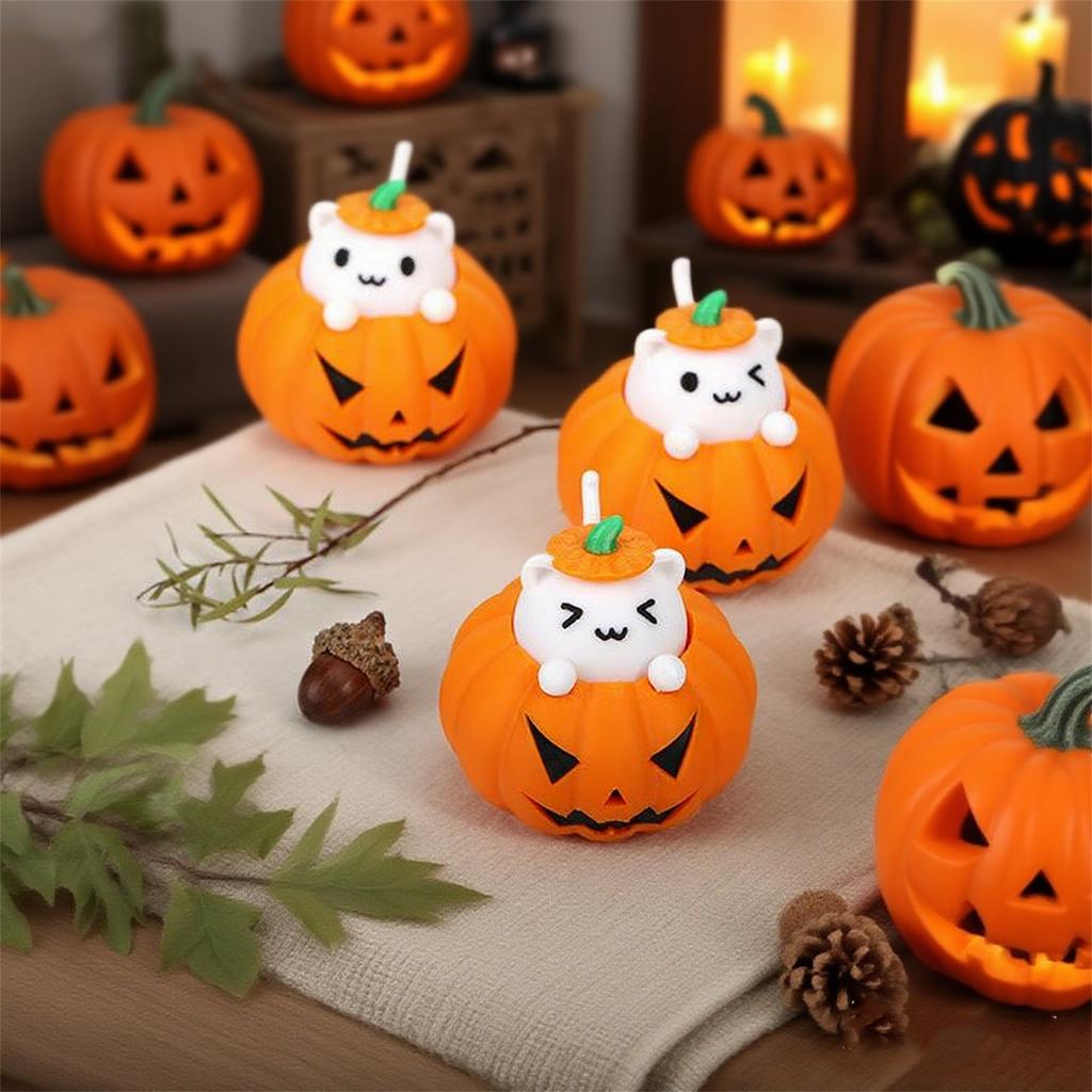 3D Printed Halloween Pumpkin Miniature Model Trendy And Creative Gift