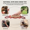 Natural Jute Dog Chew Stick for Large Breeds Durable Training Dental Care Toy