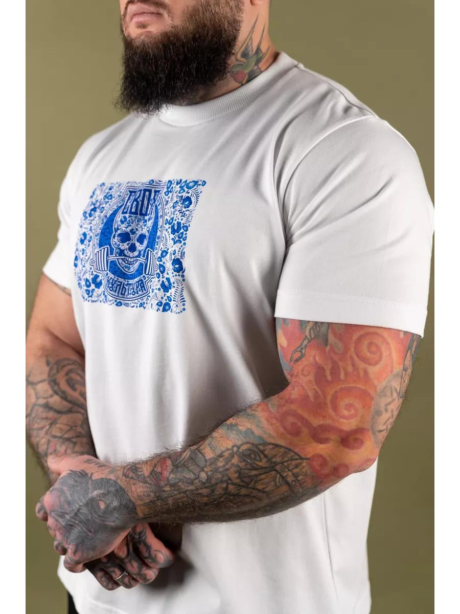 Gzhel classic loose fit T-shirt 2XL