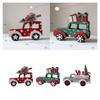Truck Wooden Ornament Xmas Decor Christmas Table Decoration Decorative Table Centerpiece Christmas Gift for Office Desk Party