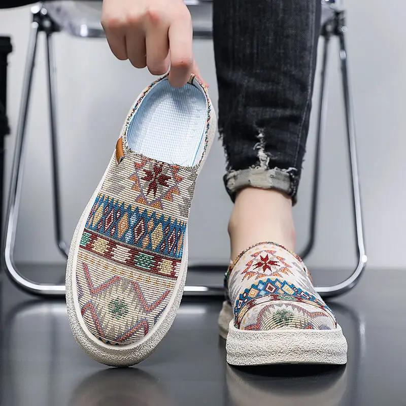 Fashion Male Slipper Platform Canvas Slides Outdoor Mules Half Summer Sale Pvc Clappers 2025 Fashion Mascullino Elegant Adult Men's Shoe