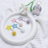 Kleiner Stern Haarspange für Mädchen Retro Haarspange Accessoire Pelziger Ball Anhänger Haarspange
