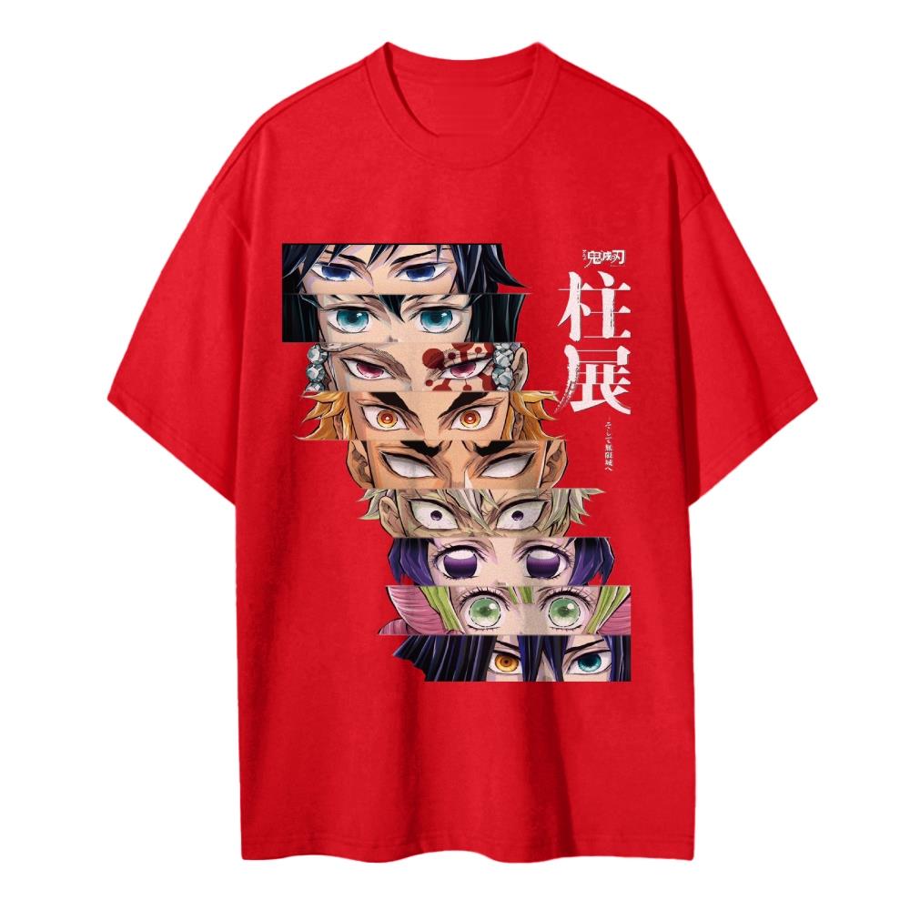 

Demon Slayer Hashira T Shirt Unisex Women Anime Graphic Tee 2026 Summer Cotton Short Sleeve Casual Streetwear Cosplay Fashion Y2k S