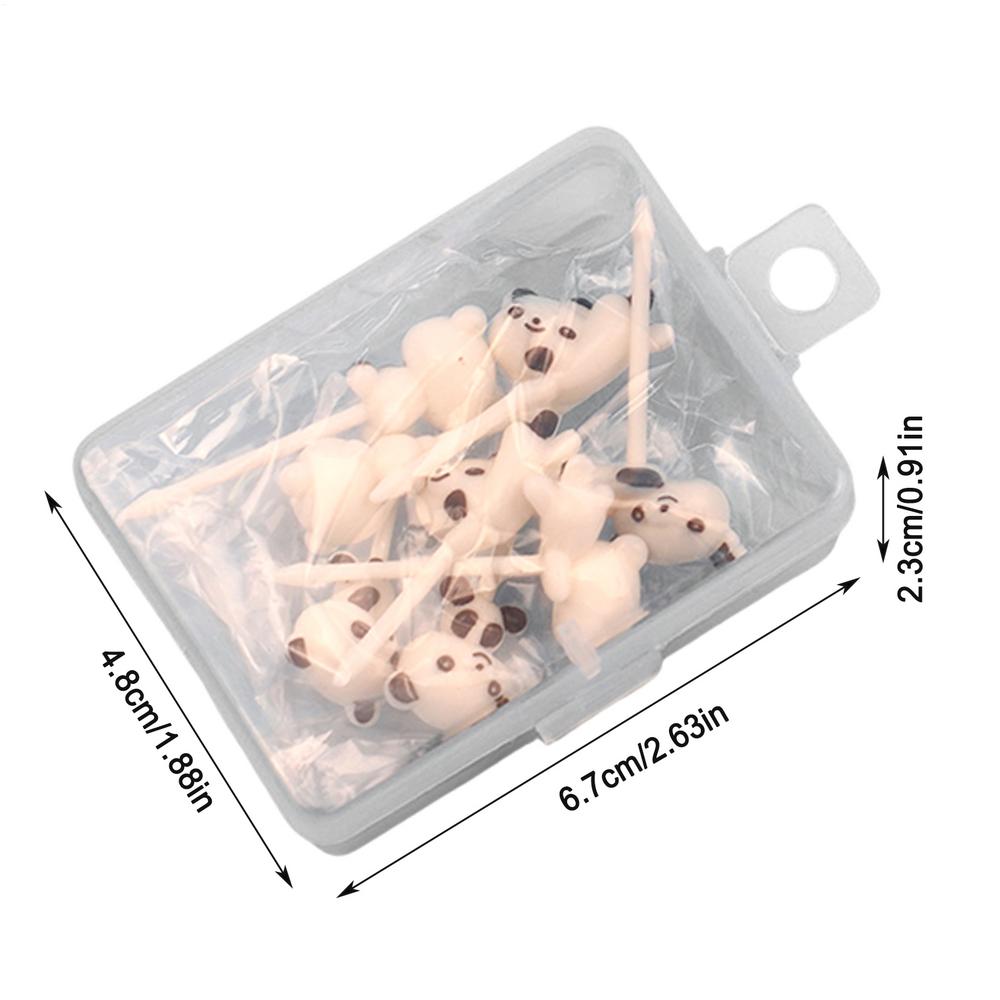 Kids Food Picks Cute Appetizer Forks Cartoon Snack Toothpick For Fruits Appetizers Cake Dessert Home School Travel