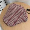 Retro, Japanese, Beret, Female, Versatile for Spring and Summer, Checkered, Small Face, Painter's Hat, Big Head Circumference, Fashionable Dressing