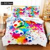 Football Bedding Set Competitive Sports Boy Duvet Cover Set King Quilt Cover Youth Children's Double Duvet Cover Bedding Set
