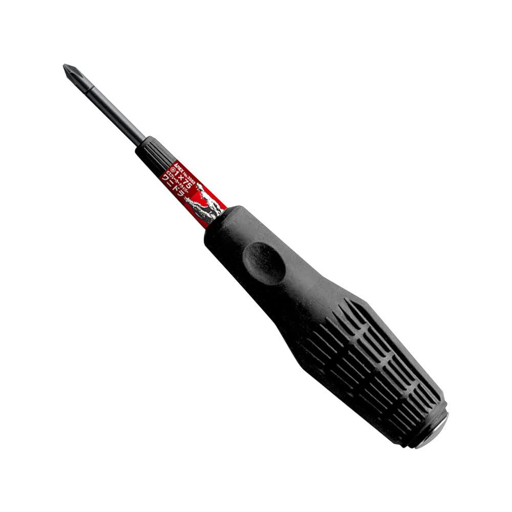 ANEX Отвертка WaniDora с сквозным стержнем, +1x75 №3980 чёрный