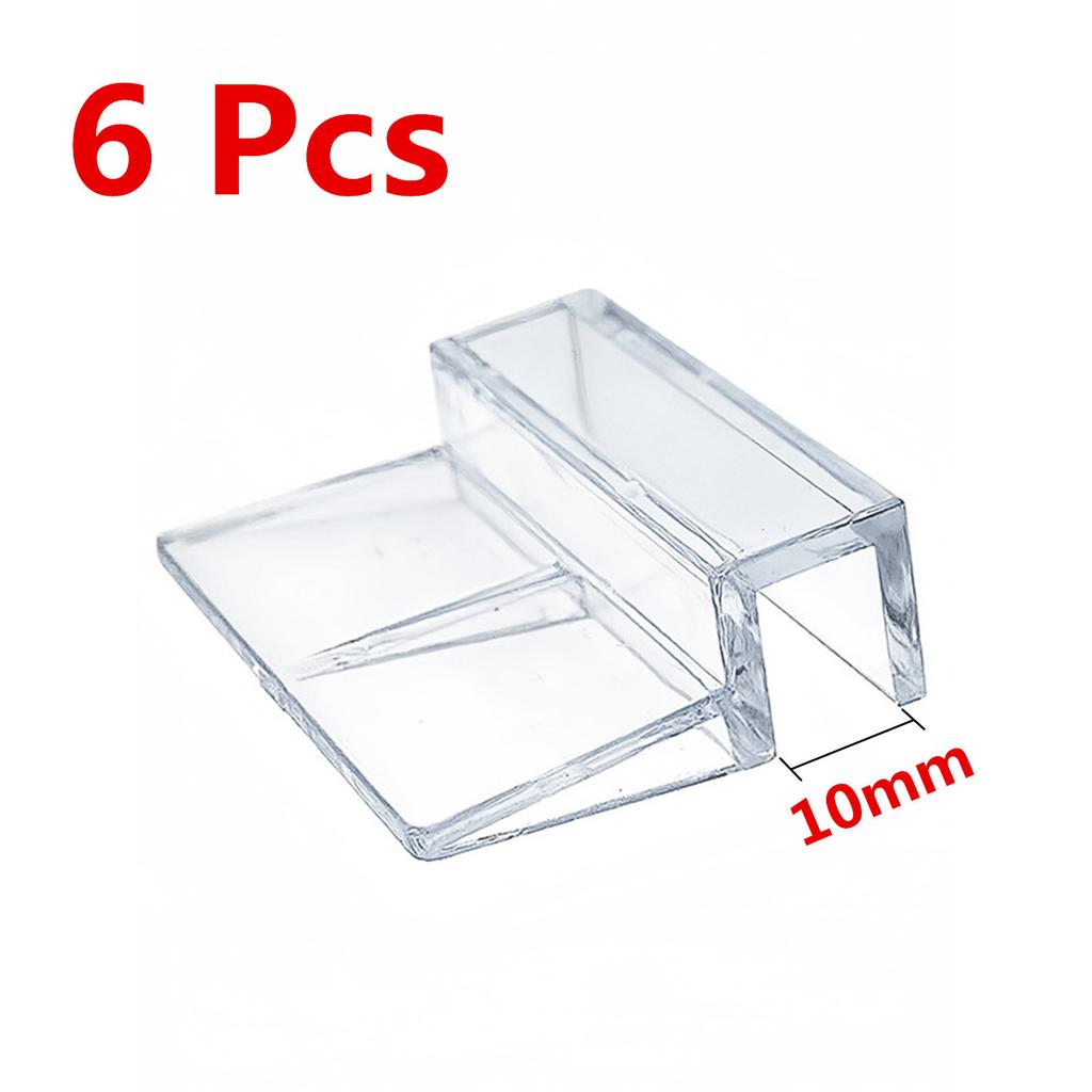 5/6/8/10/12mm Aquarium Acrylic Clips Glass Cover Support Holders Transparent Fish Tank Cover Plate Bracket Aquarium Accessories