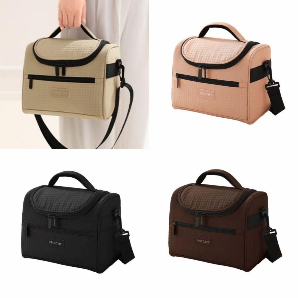 Heat Preservation Lunch Bag PEVA Insulated Bag Handbag Picnic Bag  Food Fresh