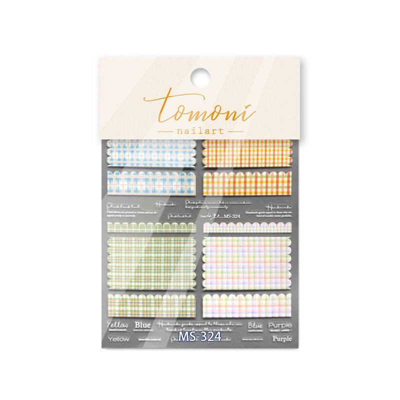 

Instagram Style Plaid Japanese Style Nail Beauty Sticker MS324