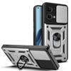 For OPPO Reno7 4G Case OPPO Reno8 4G Cover OPPO Reno 7 4G Magnetic Ring Holder Armor Phone Case Slide Camera Protect Back Cover