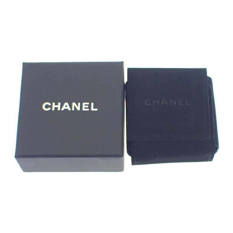 Chanel Pierce White Metal Women