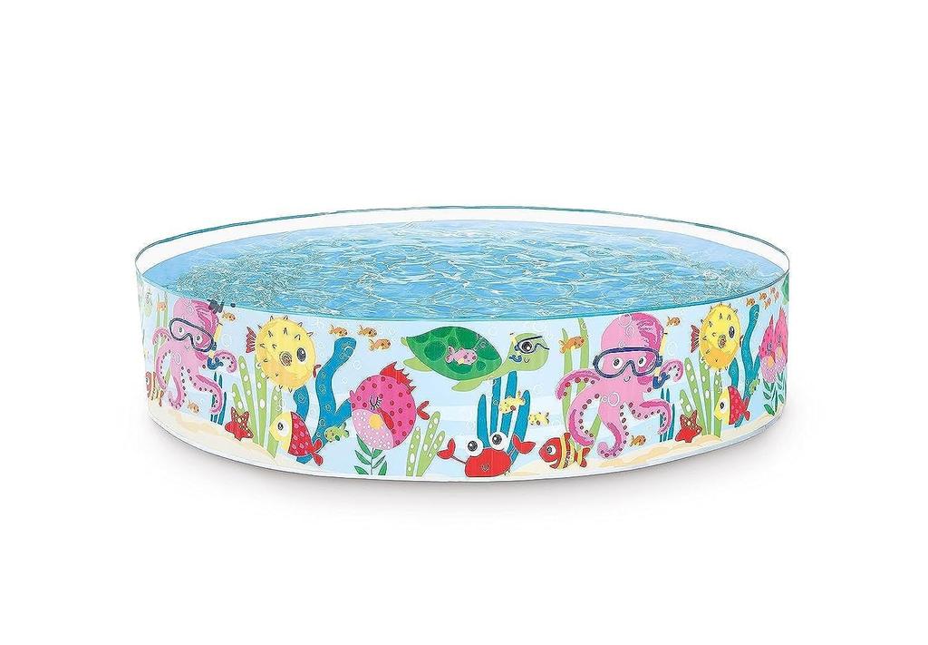INTEX Ocean Play Snap Pool, Round, 183 X 38 Cm, 56452 [Official Japanese Product]