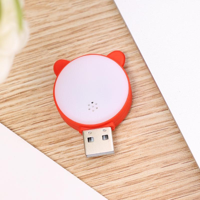 Lovely Cat USB Rechargeable Night Light Bedroom Bedside Night Lamp Voice Control Remote For Kids Baby Gift LM