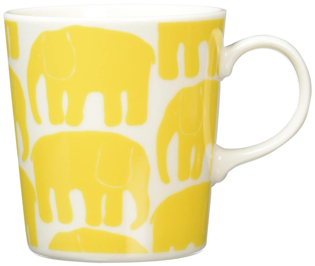 Finlayson Elefanti Mug, Yellow, FIN20-3-11