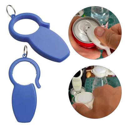 Keychain Bottle Opener  3-in-1 Portable Durable Multifunctional Pain-Free Opening for Beer Water Soda