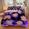 3Pcs Purple Dreamscape Bedding Sets For All Sizes New 3D Printed Bed Cover Comforter Duvet Cover Pillowcase Bedroom Decoration