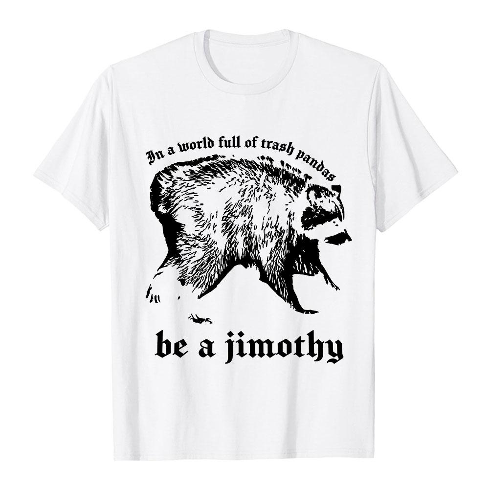 T-shirt Graphique Jimothy Le Raton Laveur T-shirts Mèmes Drôles Seattle Washington Comfort Colors Unisexe T-shirt Weirdcore Coton Hauts d'Été