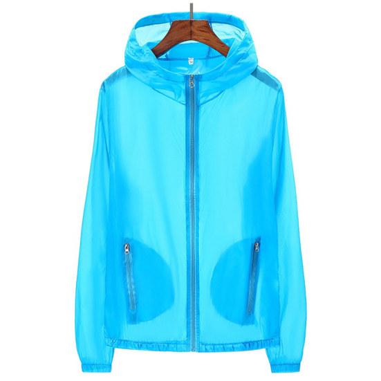 CCHONG Unisex Summer Pockets Zip Hooded Windproof Sun Protection Coat Fishing Jacket