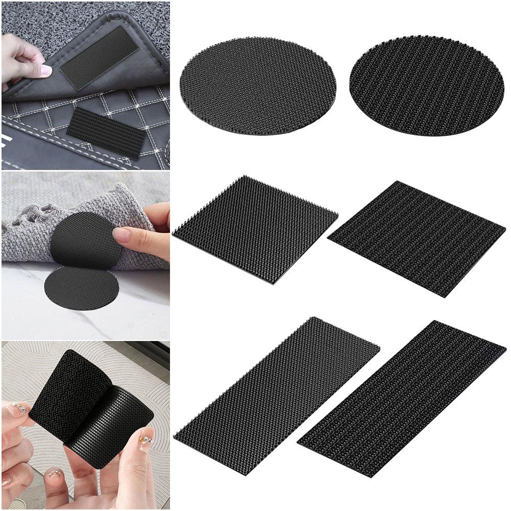 2Pcs Mats Grip Tape Sticker Double Faced Car Carpet Corner Stickers High Adhesive Anti Skid for Home Floors Tile
