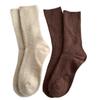 Wool Socks, Women's Autumn and Winter Mid-calf Socks, Thickened Warm Cashmere Long Socks, Winter Birken Shoes, Pile Socks