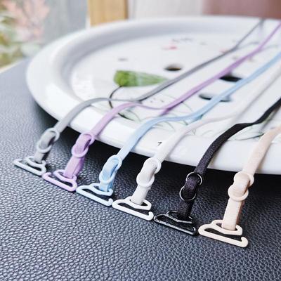 5mm Nylon Underwear Straps 1 Pair Invisible Shoulder Non-slip Bra Seamless Bralette Back Straps Women's Intimates Accessories