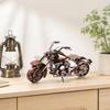 Retro Model Motocykla Figurka Przemysłowego Motocykla Rękodzieło na Półkę