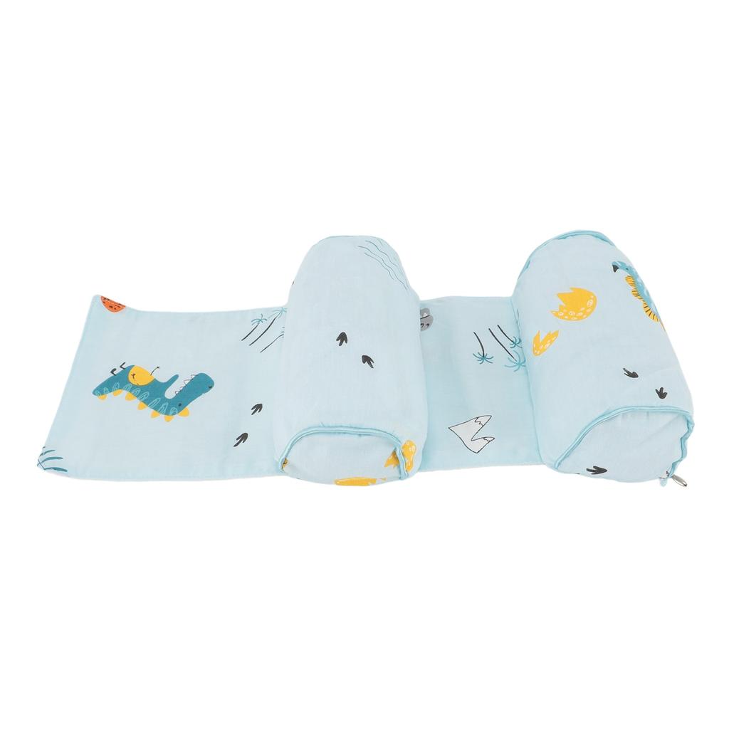 Adjustable Baby Head Support Pillow with Buckwheat Filling Prevent Flat Head Soft Breathable Newborn