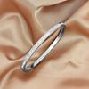 Ins Style Trendy Inlaid Zircon Titanium Steel Light Luxury Bangle Exquisite  Bracelets For Women Man Charm Simple Jewelry