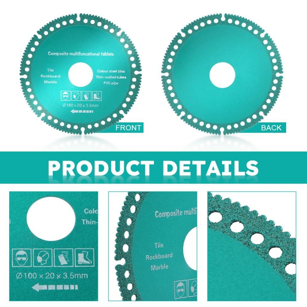 5-Pack Indestructible Discs 2.0 Indestructible Angle Grinder Cutting Discs Cuts Everything In Seconds 4-Inch Circular Saw Blades