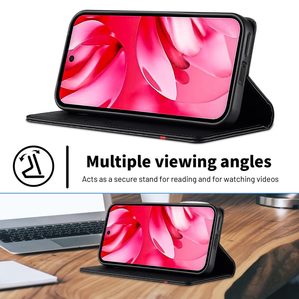 Luxury Carbon Fiber Leather Wallet Case For Google Pixel 10 Pro XL 9A 9 8 8A 7A 7 6A 6 10A 10 Magnetic Flip Book Bag Cover