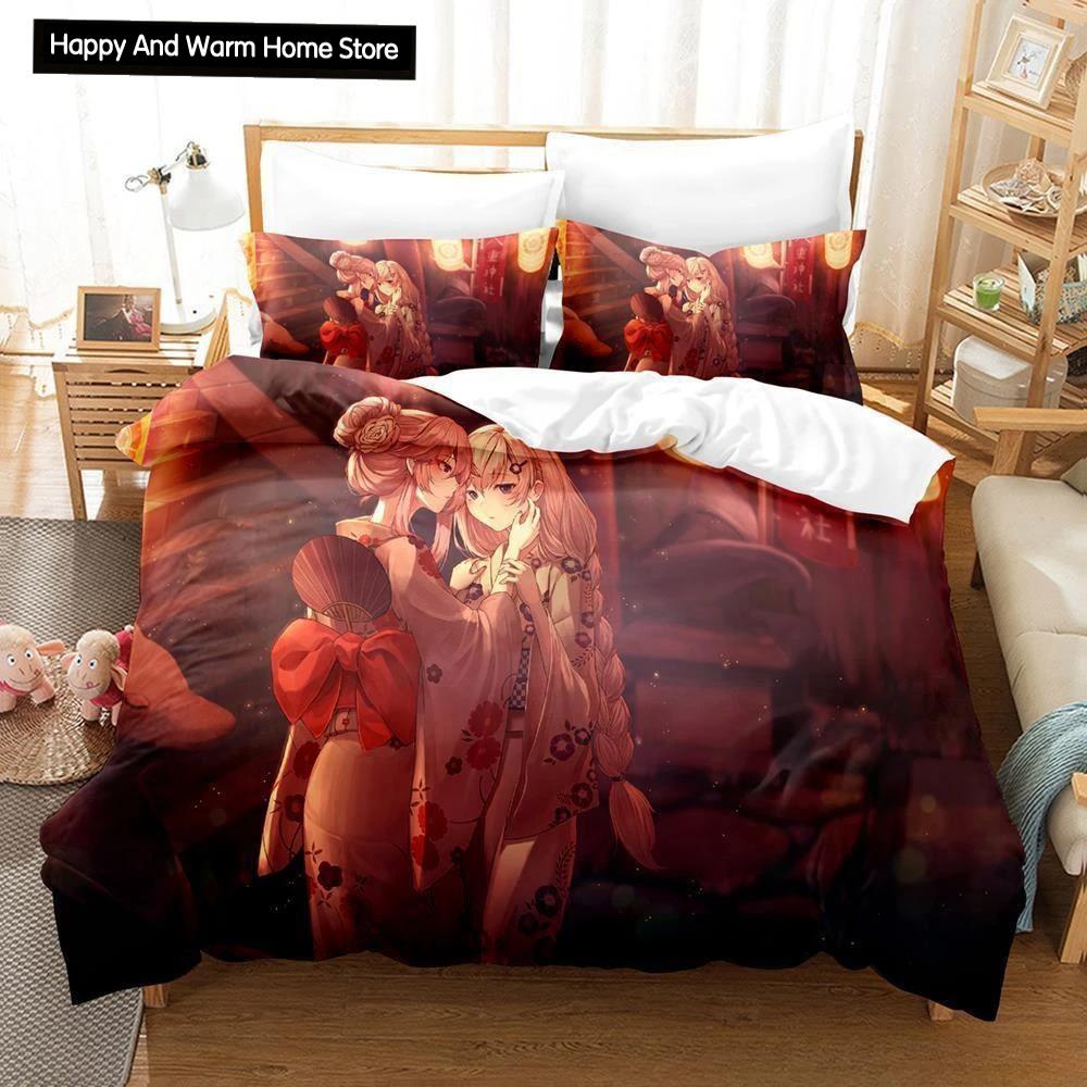 Game Honkai Impact 3 Bedding Set Single Twin Full Queen King Size Bed Set Adult Boy Bedroom Duvet cover Sets Anime Bed Sheet Set